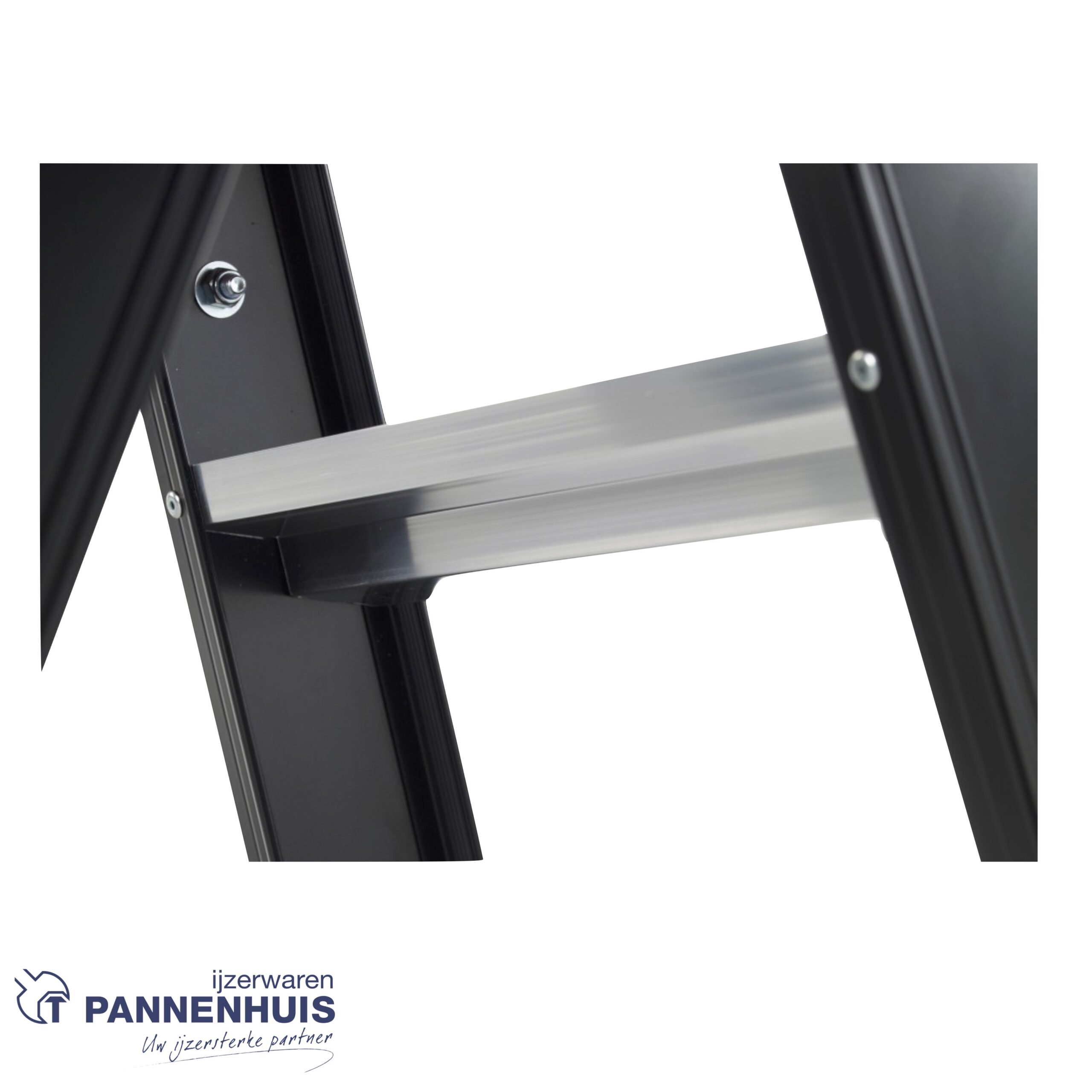 Altrex Taurus dubbele trapladder 2x6 - 140cm - 11,1kg zwart - Afbeelding 4