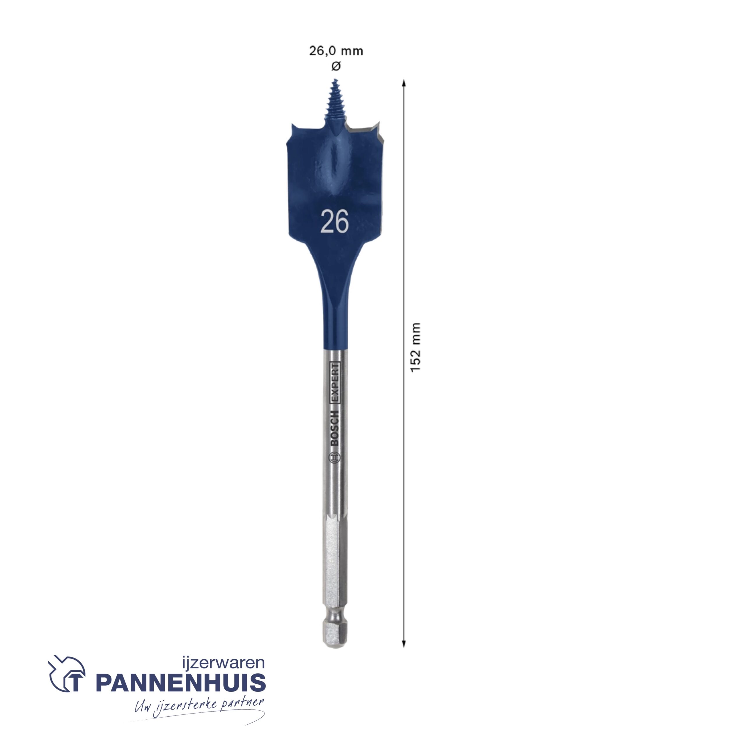 Bosch Speedboor Self Cut Speed 26 x 152 mm - Afbeelding 3