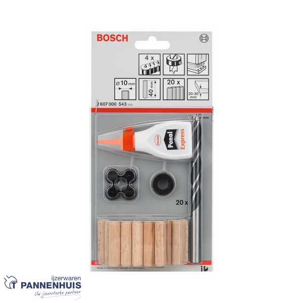 Bosch 27-delige houtdeuvelset 10 x 40 mm - Afbeelding 2