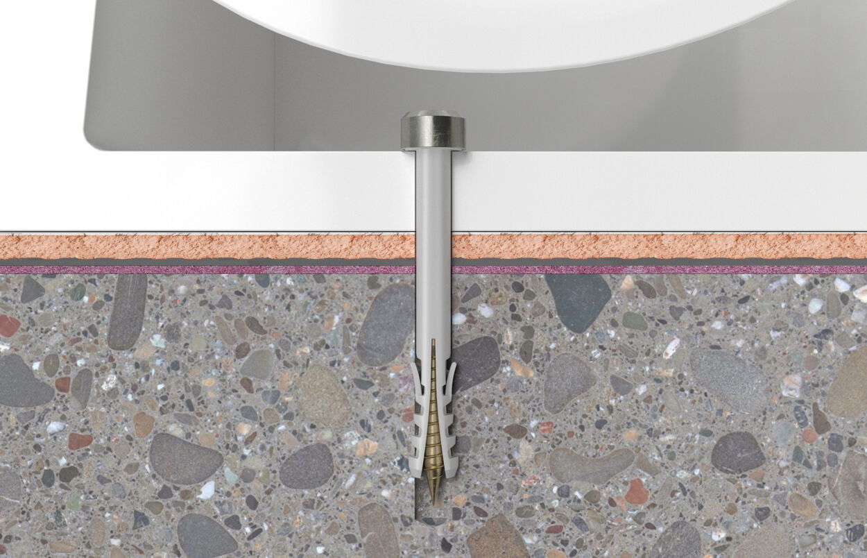 fischer WC-bevestiging S 8 RD 80 K NV (blister) - Afbeelding 3