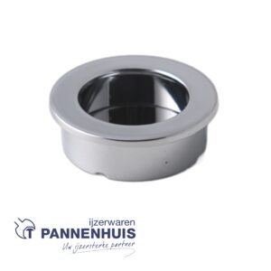 Inkapschelp Rond ø 40 mm verchroomd 35 7