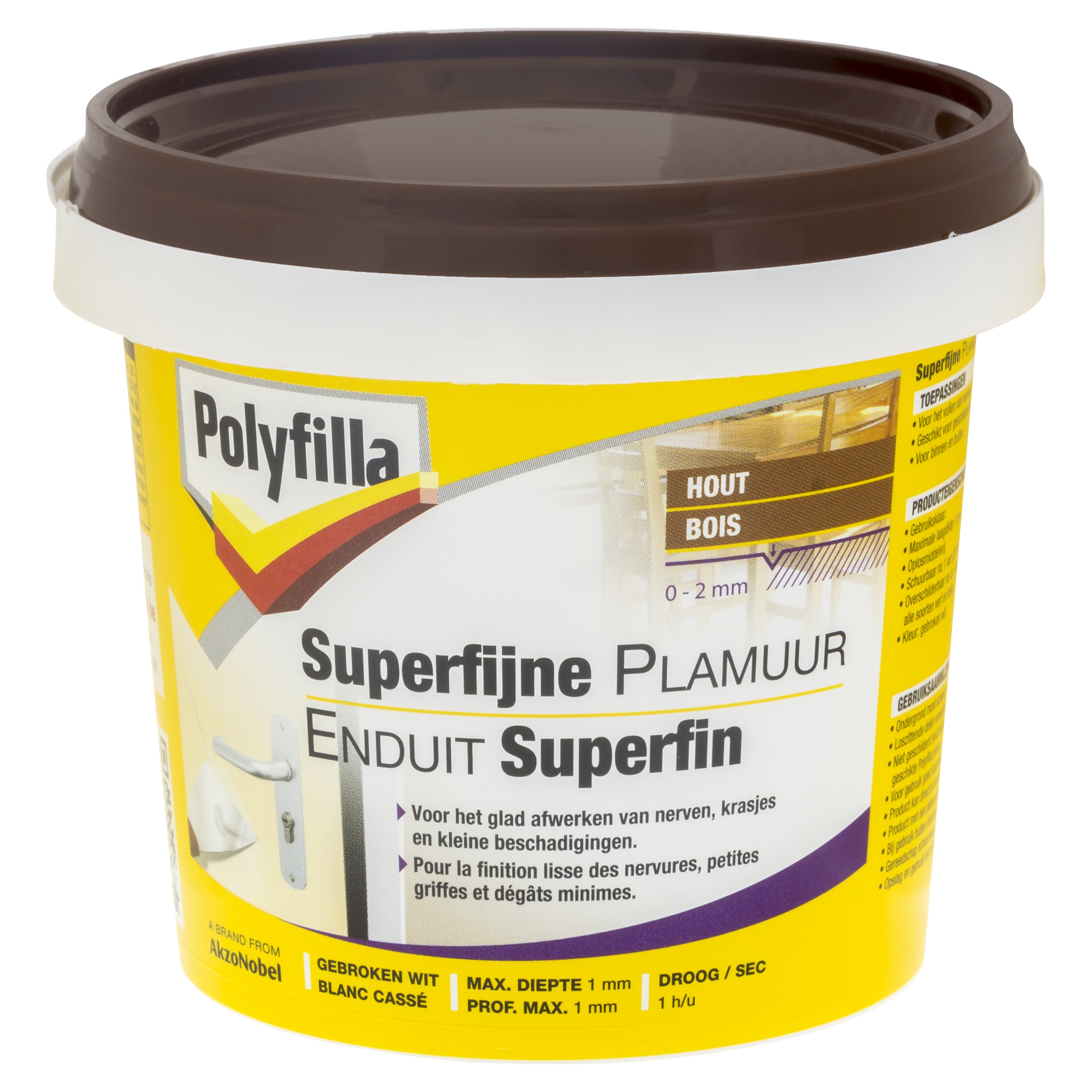Polyfilla Superfijne Plamuur 500 Gr. (hout)