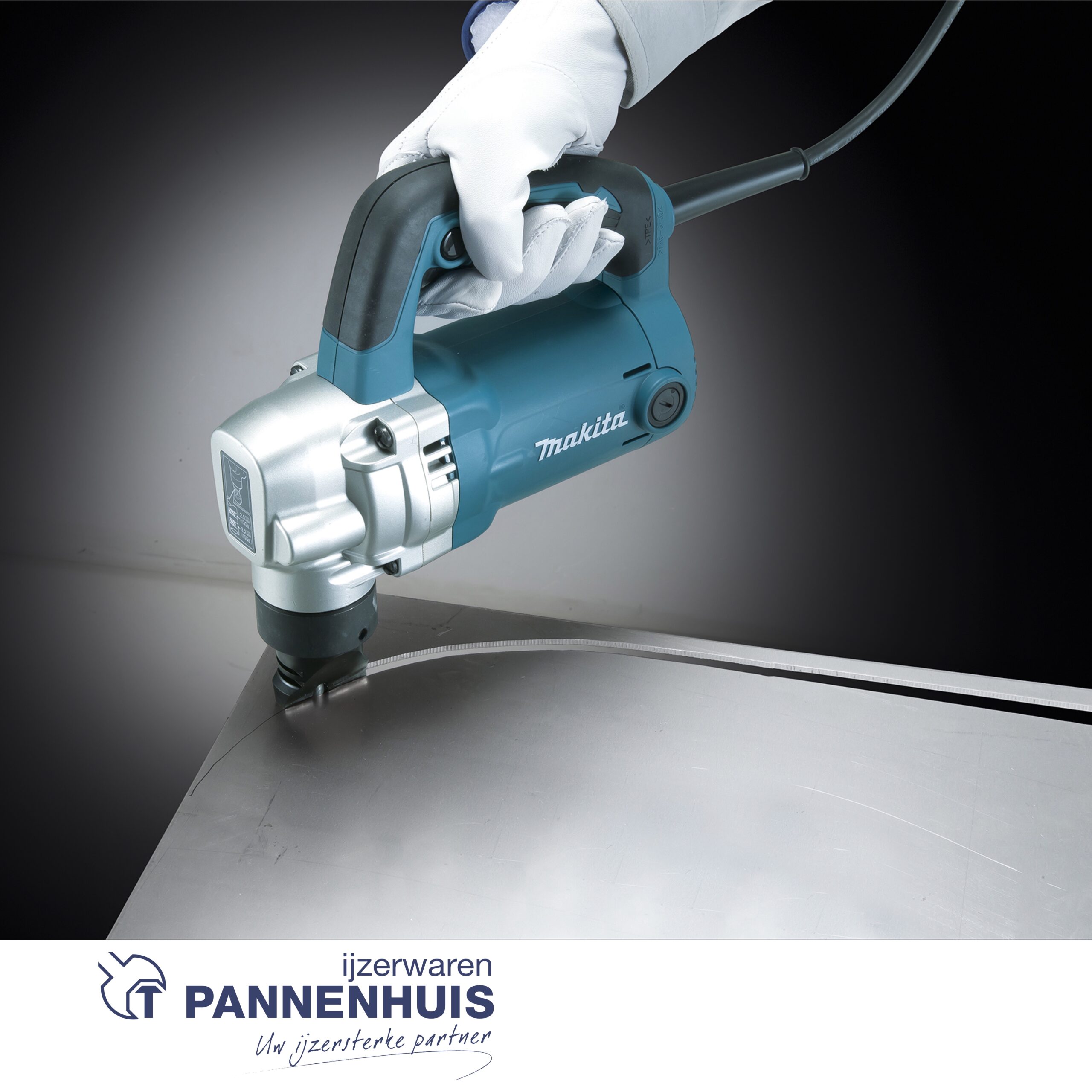 Makita JN3201J Knabbelschaar 710W 3,2mm + MAKPAC - Afbeelding 2