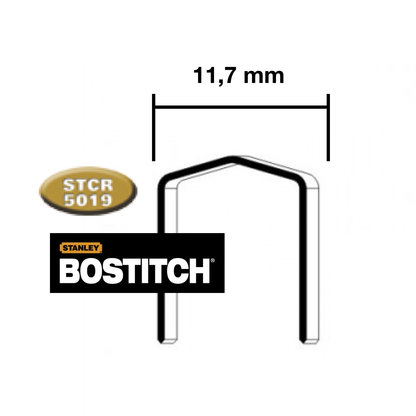 Bostitch nieten STCR5019 8 mm galva 5000st