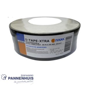 Ivana D-tape extra 50mm x 50m zwart