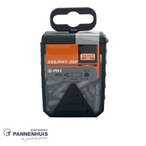 Bahco Bit 1/4" voor Phillips schroeven PH1 x 25 mm 30-delig