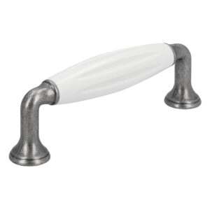 Meubelgreep CC96 TIN/WIT (101 2)