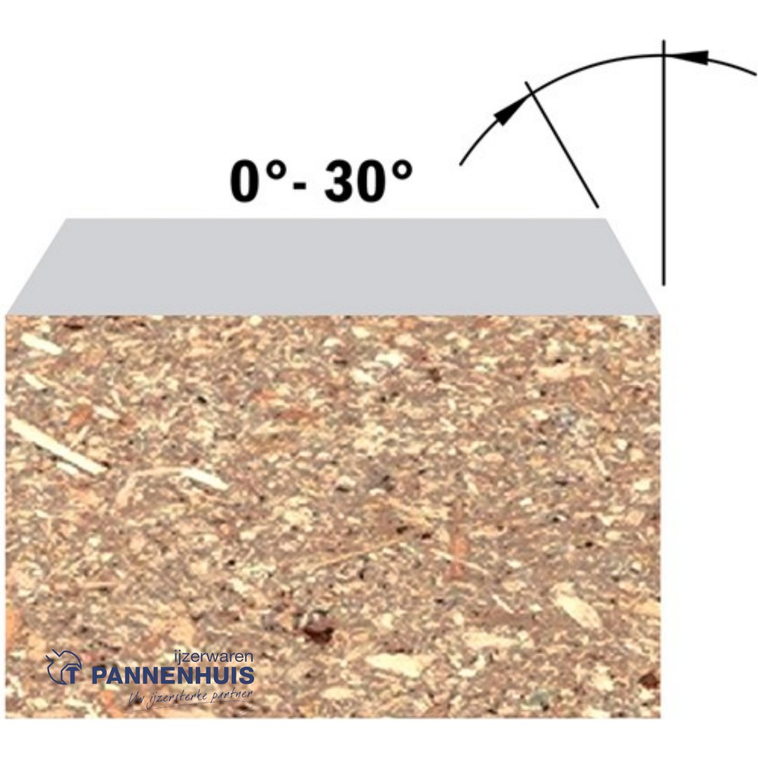 CMT Uitloopfrees met gecombineerde snijkoppen HW D=12 x 12.7mm 30° L=44,5 S=8 Z2 - Afbeelding 3