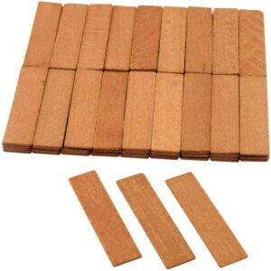 glas afstandshouder Hout 20X01X80mm Naturel (200st)