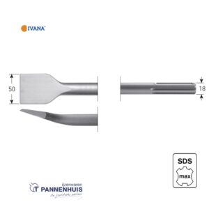IVANA SDS-MAX Tegelb.gebogen 50x300