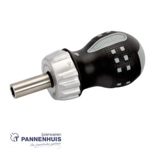 Bahco Ratelschroevendraaier 1/4" stubby 68 mm