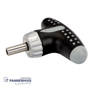 Bahco Ratelschroevendraaier 1/4" stubby T-greep, 68 mm