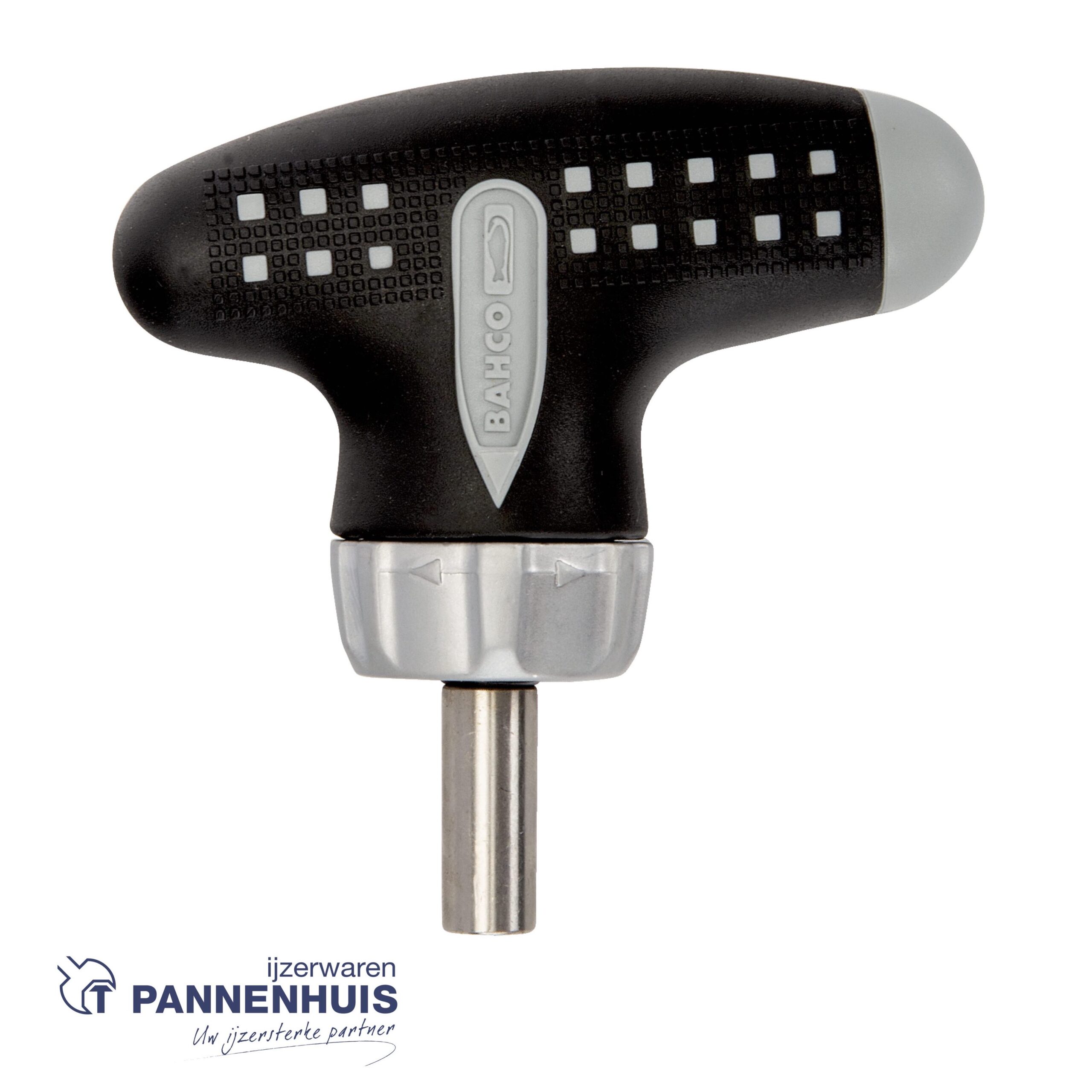 Bahco Ratelschroevendraaier 1/4" stubby T-greep, 68 mm - Afbeelding 2