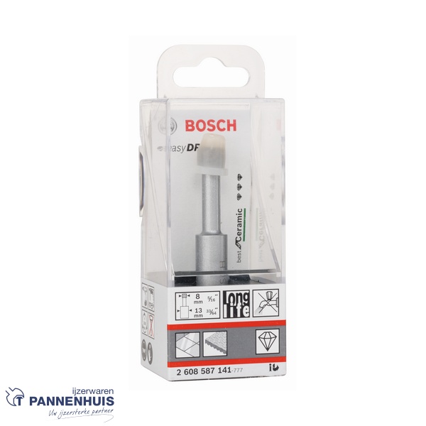 Bosch Diamantboor droog boren Ceramic 8 x 33 mm - Afbeelding 2