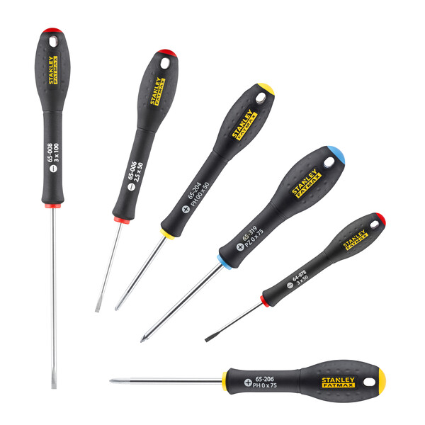 stanley Fatmax Precisie schroevendraaierset 6 delig - Afbeelding 2