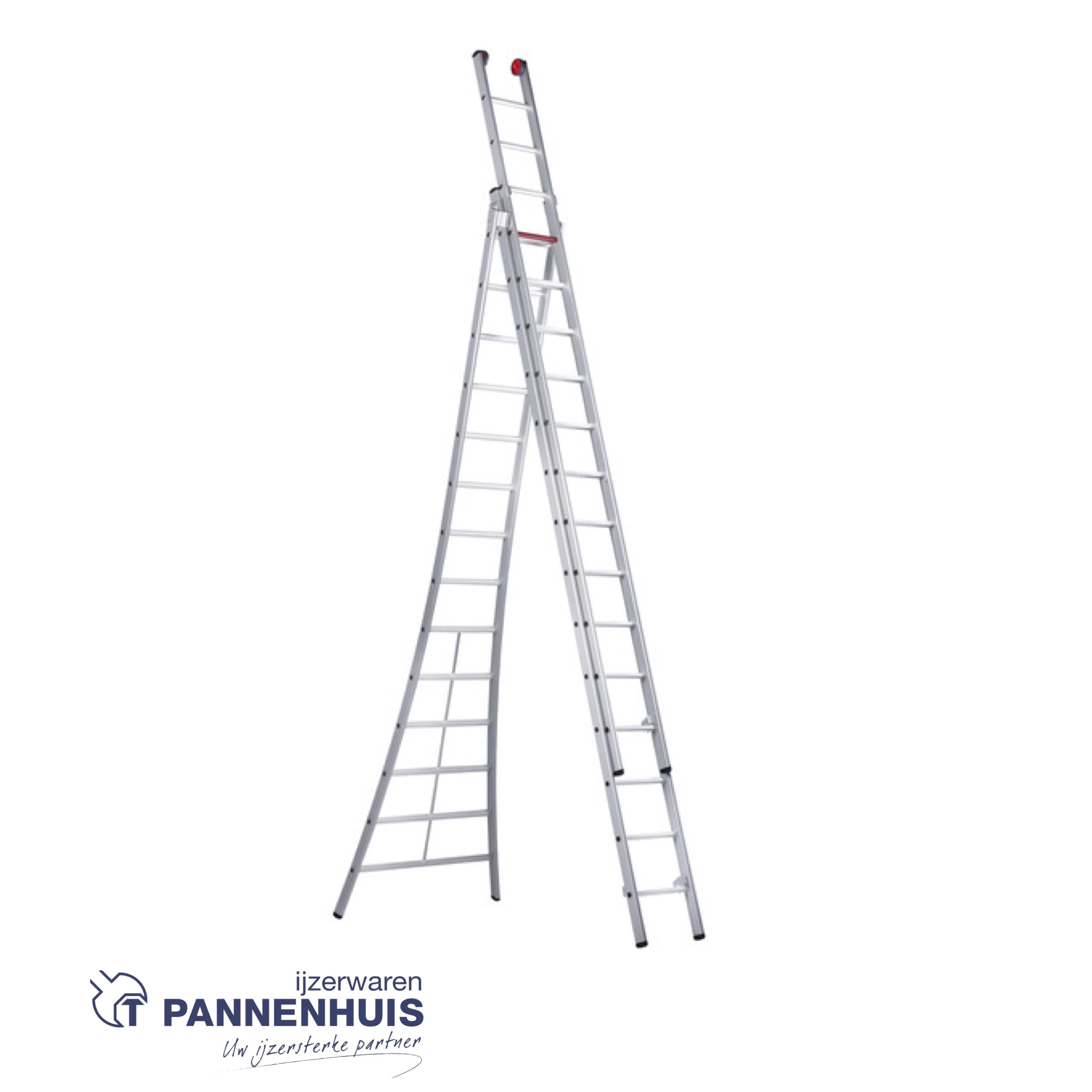 Altrex Ventoux ladder 3 x 14 - 380-905cm 33kg