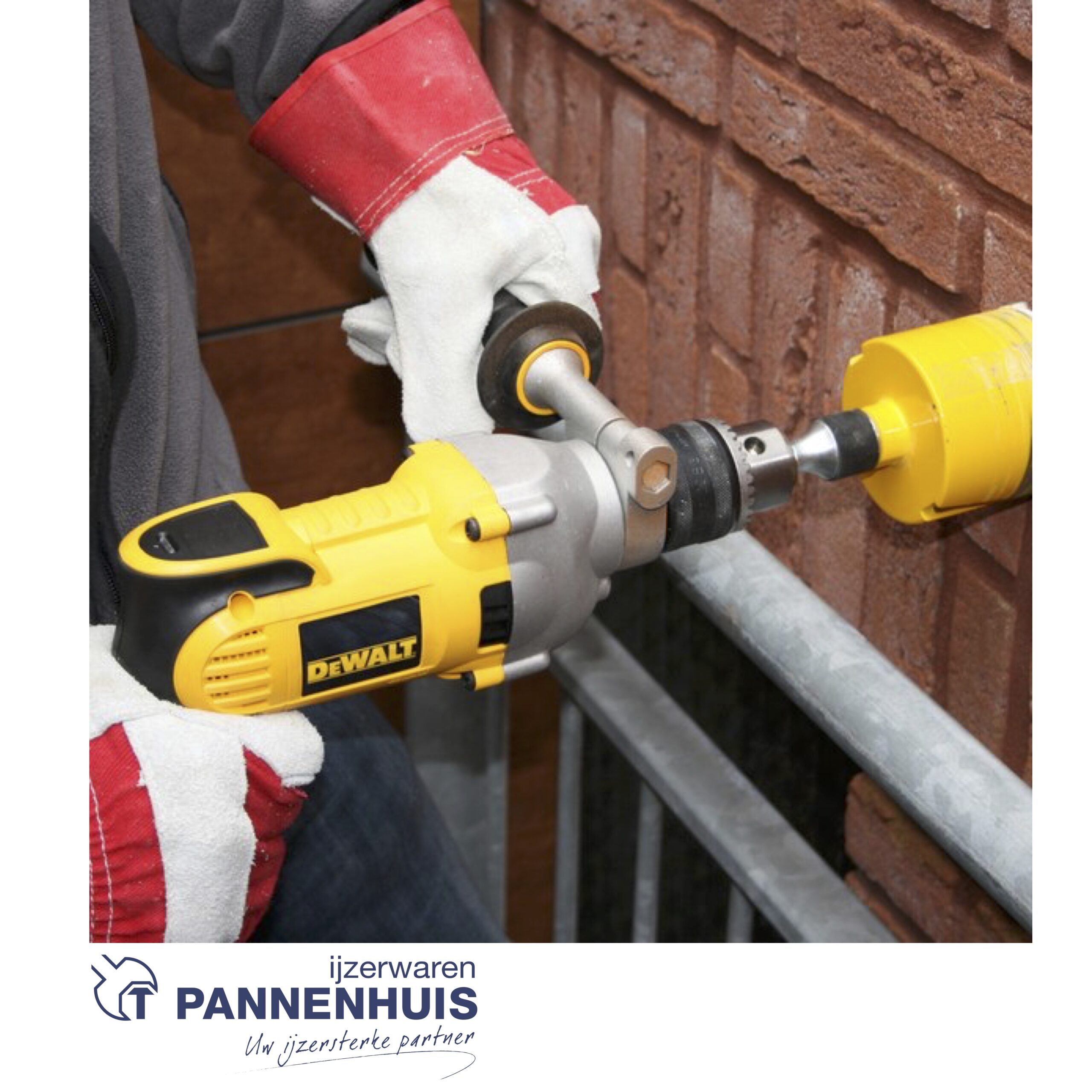 Dewalt D21570K Klopboor/diamantboormachine, 1300W, 0-1250/0-3500tpm, 16mm kop - Afbeelding 3