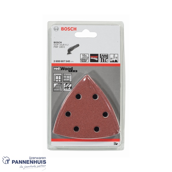 Bosch Schuurblad C430 93 K 2x60 2x80 2x100 2x120 2x180 10 st. - Afbeelding 2