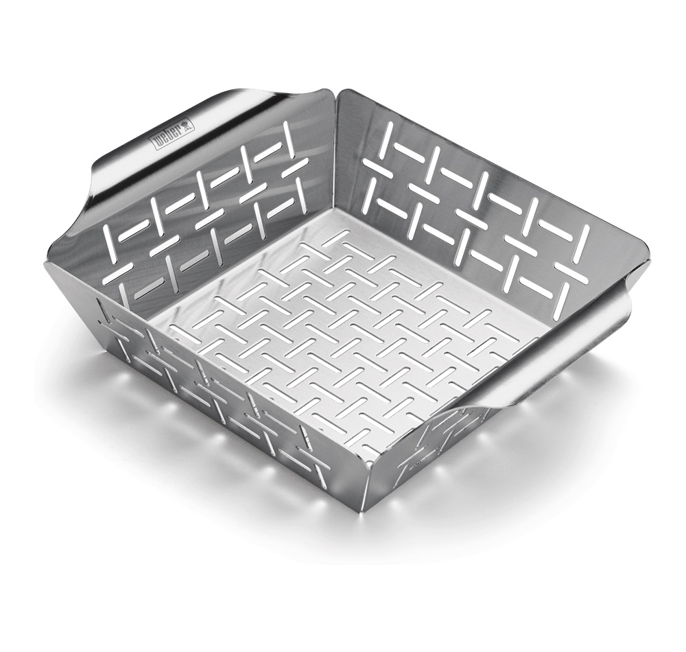 Weber Deluxe Grillkorf klein RVS