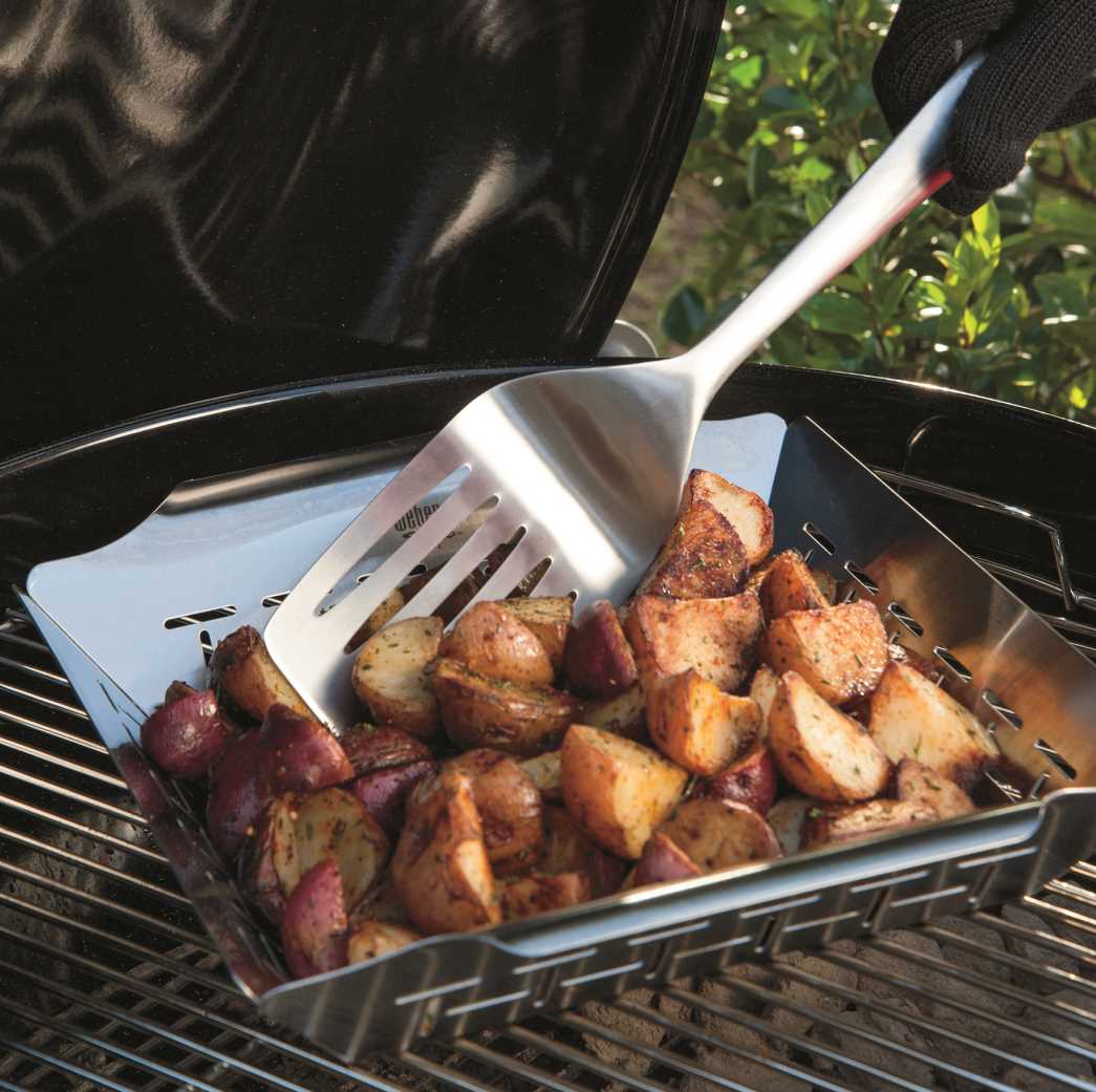 Weber Deluxe Grillkorf klein RVS - Afbeelding 2