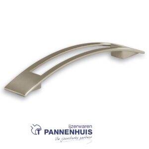 Greep RVS kleur 168x30x21 as 128 mm (51 10)