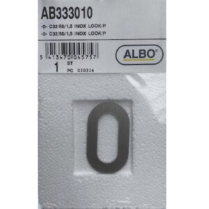 eSafe -0- cijfer inox look E32/050/1,5
