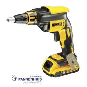 Dewalt DCF620D2K 18V XR Bandschroefmachine met 2x 2,0Ah accu's in TSTAK