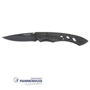 Zakmes, Homey's, Apache, lock, RVS/Titanium, zwart, doos