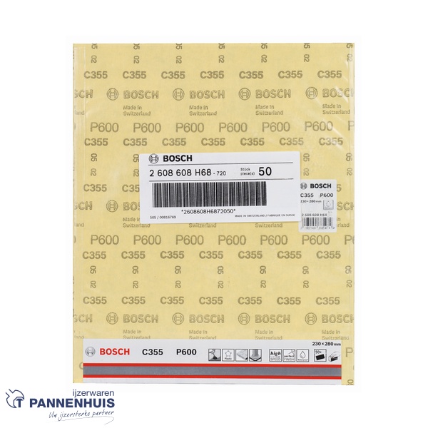 Bosch Schuurvel C355 230x280 mm P600 Coatings en Composites - Afbeelding 2