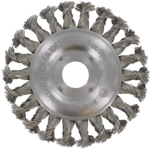 Ivana rondborstel getordeerd RVS draad 125x0.5mm