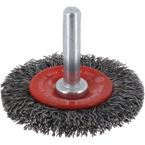 Ivana stiftborstel gegolfd staaldraad met schacht 6mm 50x0.30mmx8mm