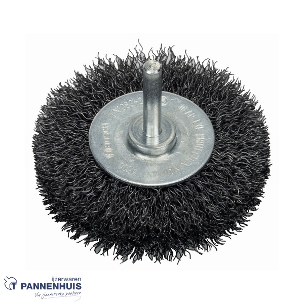 Bosch schijfborstel gegolfd 75 X 0,3 MM 16 mm staal
