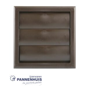 Opbouw dampkaprooster PVC 733 (154x154) bruin