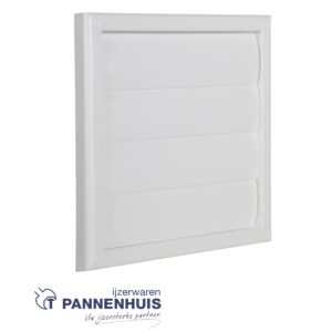 Opbouw dampkaprooster PVC 733 (187x187) wit