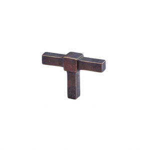 JOLIE CROSS meubelknop Aged Bronze 50x35x12 10 8