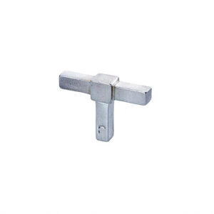 JOLIE CROSS meubelknop Old Silver 50x35x12 10 6