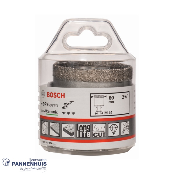 Bosch Diamantboor DrySpeed M14 60 x 35 mm - Afbeelding 2