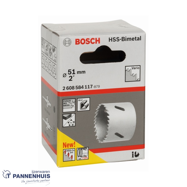 Bosch Multi Material gatzaag, 51 mm, met schroefdraad - Afbeelding 2