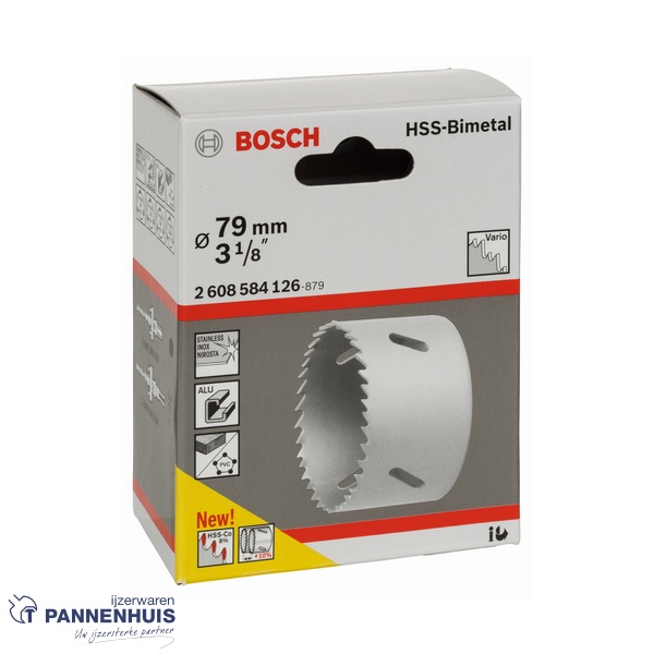 Bosch Multi Material gatzaag, 79 mm, met schroefdraad - Afbeelding 2