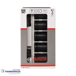 Bosch 7-delige krachtdoppenset 40 mm, 13, 17, 19, 21, 24 mm, 2 adapters