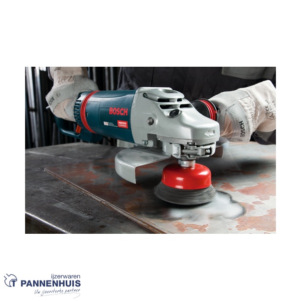 Bosch Komborstel gegolfd 100 x 0,5 mm M14 staal - Afbeelding 3