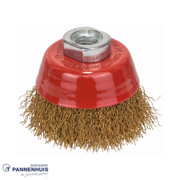 Bosch Komborstel gegolfd 70 x 0,3 mm M14 vermessingd
