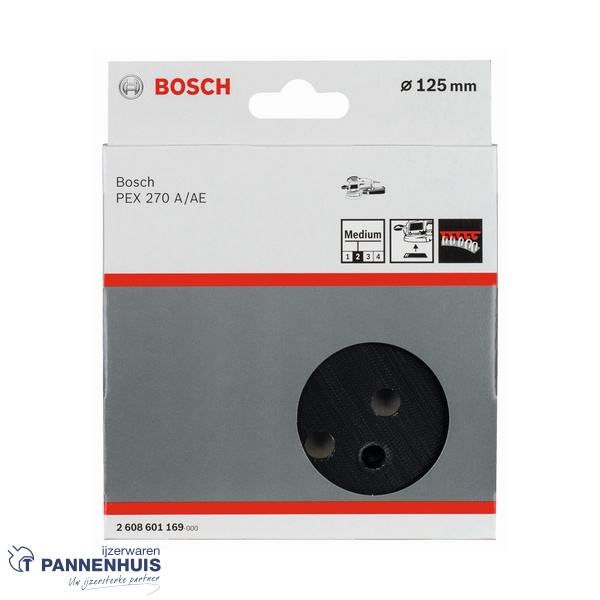 Bosch Schuurplateau + bevestigingsset middelhard - Afbeelding 2