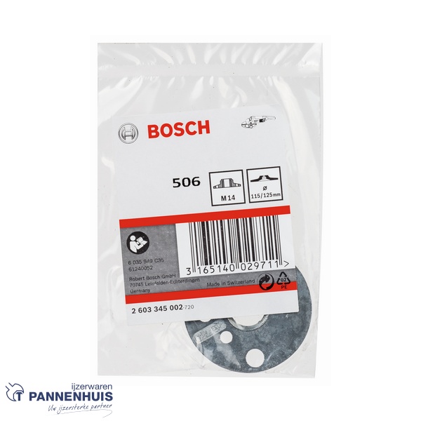 Bosch Ronde moer met flensschroefdraad M 14, 115 x 125 mm - Afbeelding 2