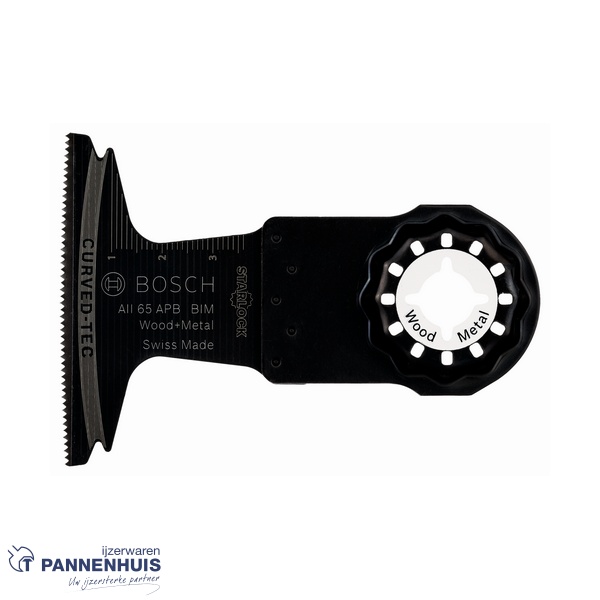 Bosch Starlock AII 65 APIB BIM, Wood+Metal, Curved-Tec 65 x 40 5x