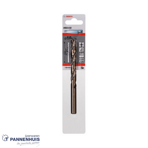 Bosch Metaalboor HSS-Co, DIN 338, 10 x 87 x 133 mm - Afbeelding 2