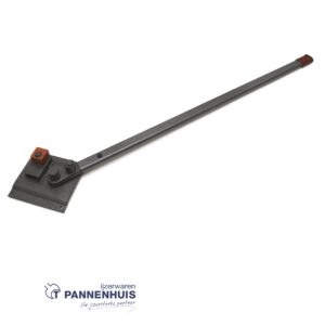 Plooiplaat met stang voor betonijzer max Ø 22 mm
