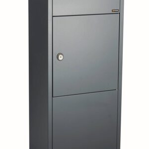 Ivana pakketbrievenbus staal antraciet ral 7024