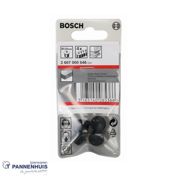 Bosch 4-delige centerpuntset voor deuvels 10 mm - Afbeelding 2