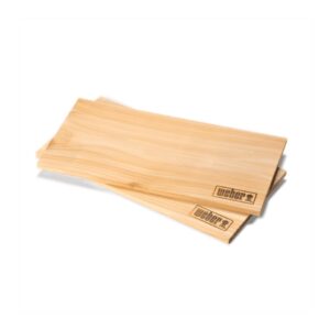 Weber Cederhouten rookplank 15x40 cm 2 stuks